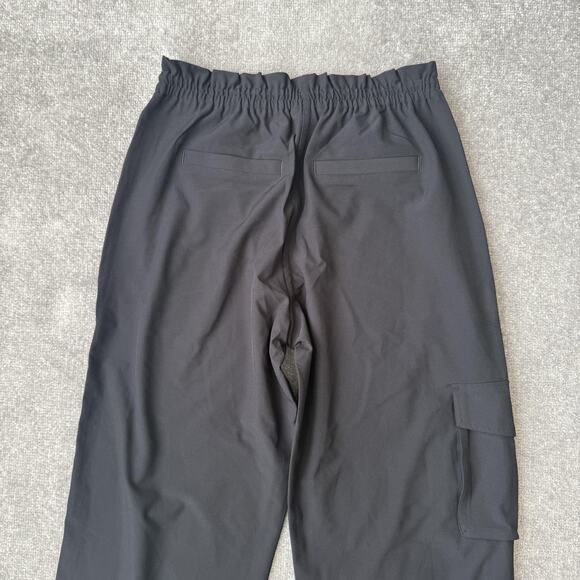 Spanx Pants Womens Large Black Cargo Jogger Elastic Waist Bungee Cuffs Stretch - Picture 10 of 12